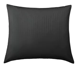 Komplet pościeli adamaszek satyna bawełniana 160x200 czarna