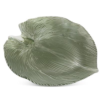 Patera dekoracyjna MONTE 38x34 Eurofirany zielona