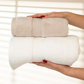 Ręcznik bawełniany RODOS 70x140 biały