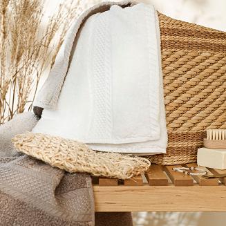 Ręcznik bawełniany RODOS 70x140 biały