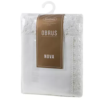 Obrus dekoracyjny LAURA 140x180 Eurofirany biały