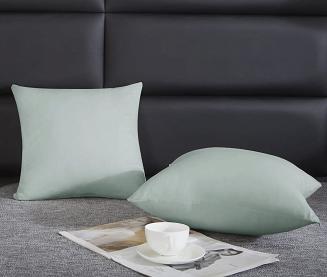 Poszewka satyna bawełniana SIN 40x40 szałwiowa