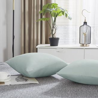 Poszewka satyna bawełniana SIN 40x40 szałwiowa