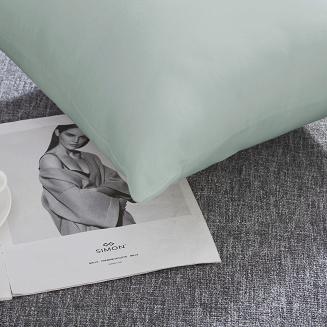 Poszewka satyna bawełniana SIN 40x40 szałwiowa