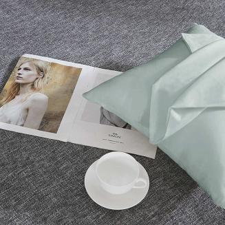 Poszewka satyna bawełniana SIN 40x40 szałwiowa