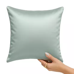 Poszewka satyna bawełniana SIN 40x40 szałwiowa