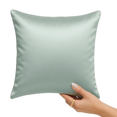 Poszewka satyna bawełniana SIN 40x40 szałwiowa