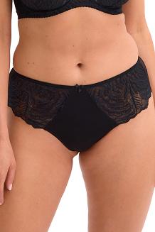 Brazyliany damskie z koronką i tiulem Jessia 1229 czarne