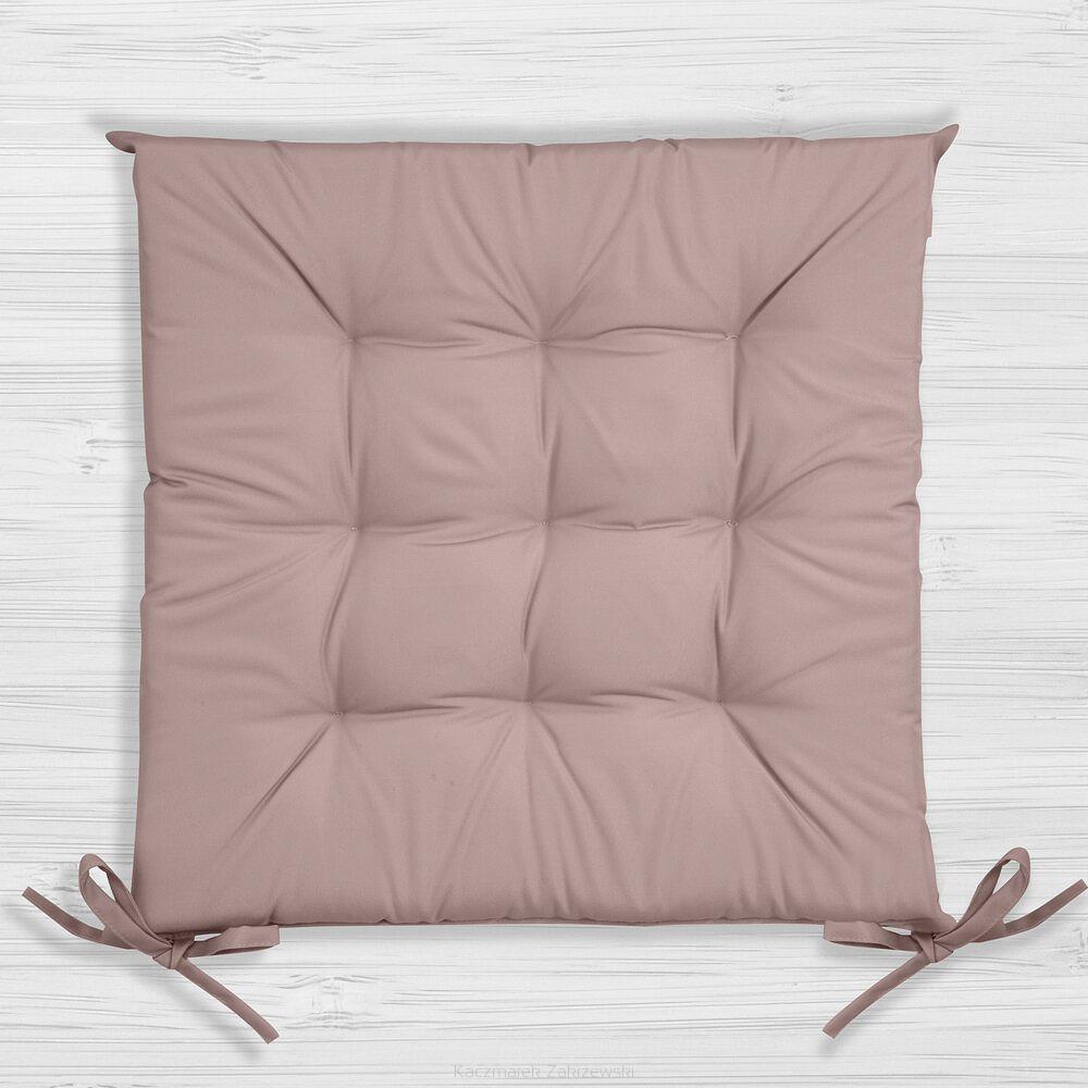 Poduszka na krzesło GARDEN 40x40x5 Eurofirany pudrowy róż
