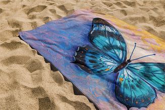 Ręcznik plażowy 100x180 Motyl