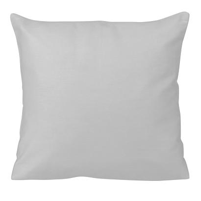 Poszewka satyna bawełniana 40x40 jednobarwna popielata
