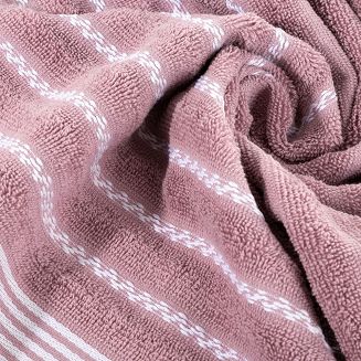 Ręcznik bawełniany LEO 70x140 Design91 liliowy