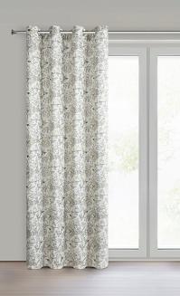 Zasłona gotowa LUCINA2 140x250 Eurofirany naturalny