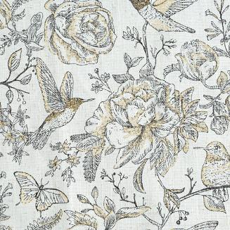 Zasłona gotowa LUCINA2 140x250 Eurofirany naturalny