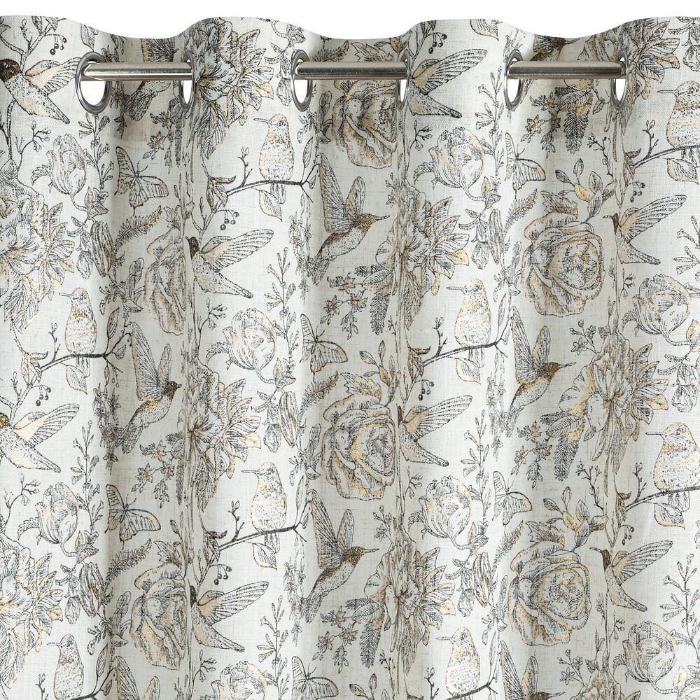 Zasłona gotowa LUCINA2 140x250 Eurofirany naturalny