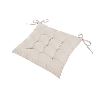 Poduszka siedzisko na krzesło GAIA 40x40 ogrodowa jasnobeżowa