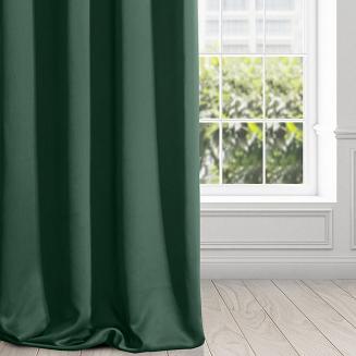 Zasłona gotowa na przelotkach PARISA 140x250 Design91 zielony