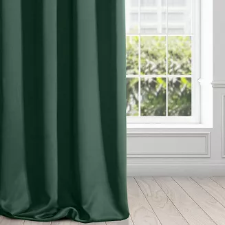 Zasłona gotowa na przelotkach PARISA 140x250 Design91 zielony