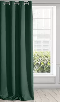 Zasłona gotowa na przelotkach PARISA 140x250 Design91 zielony