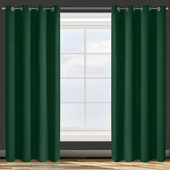 Zasłona gotowa na przelotkach PARISA 140x250 Design91 zielony