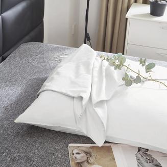 Poszewka satyna bawełniana SIN 70x80 biała