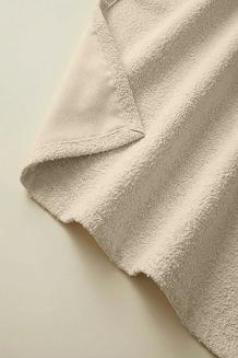 Beżowa Zasłona na Przelotkach 140x250 Dreamy Boucle