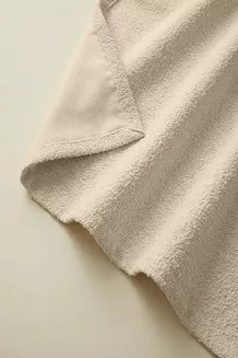 Beżowa Zasłona na Przelotkach 140x250 Dreamy Boucle
