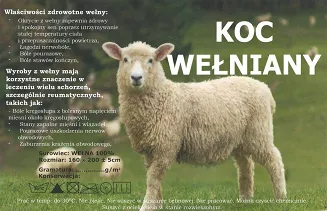Koc wełniany z frędzlami 160x200 kratka czarny czerwony