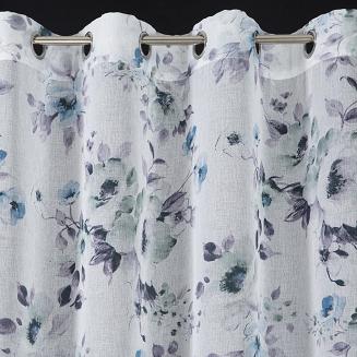 Zasłona gotowa na przelotkach NALA 135x250 Eurofirany biały