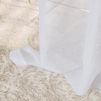 Firana gotowa na taśmie NALA 140x260 biała