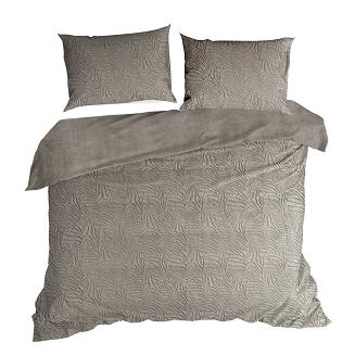 Pościel satynowa BEŻ 200x220 Eurofirany beżowy