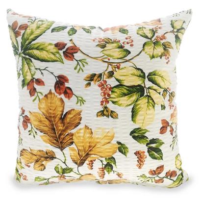 Poszewka z kory 40x40 biała jesienne liście