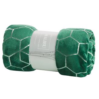 Koc narzuta MALIBU 150x200 Eurofirany ciemnozielony