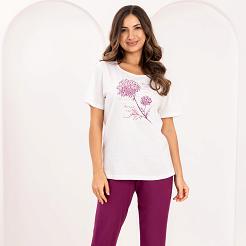 Piżama damska REGINA kod 734 ekri