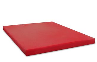 Prześcieradło jersey z gumką 140x200 czerwony