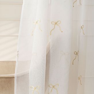 KOKARDKA Firana gotowa na etaminie haftowana na taśmie z ołowianką szer.140 x wys.250cm kolor 002 bi