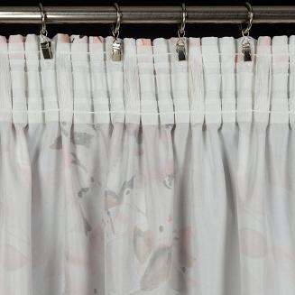 Zasłona gotowa na taśmie POWDERY 140x270 Design91