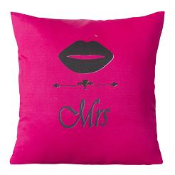 Poszewka dekoracyjna NEVAN 40x40 Eurofirany biały/amarant