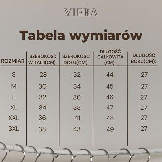 Figi damskie wysokie korygujące Viera Eldar tiul czarne