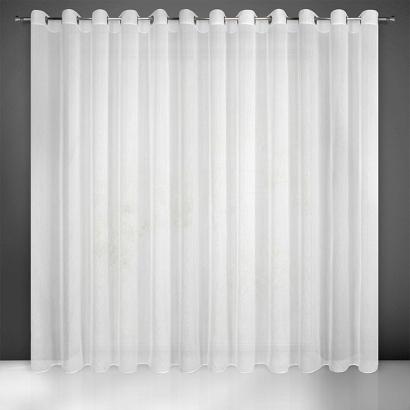 Firana gotowa na przelotkach REBECCA 400x250 Eurofirany biała