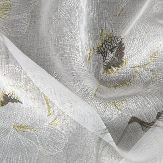 Firana gotowa na przelotkach BESSY 140x250 Eurofirany oliwkowy