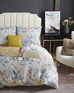 Pościel w Kwiaty Satyna Bawełniana 160x200 XDF 021