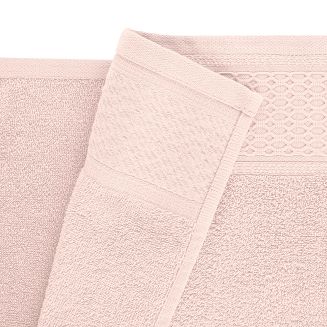 Ręcznik D Bawełna 100% Solano Bakłażan + Róż Kwarcowy (P) 2x50x90+2x70x140 kpl.