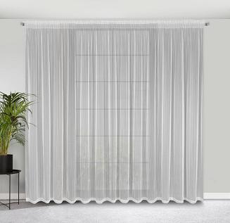 Firana gotowa na taśmie NOELIA 300x270 Eurofirany biały