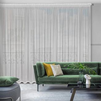 Firana gotowa na taśmie NOELIA 300x270 Eurofirany biały