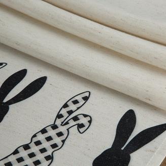 Obrus dekoracyjny WIOSNA 35x140 Eurofirany czarny