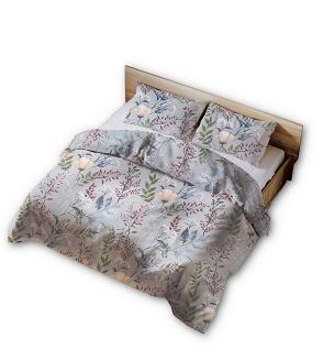 Pościel z kory 140x200 szara roślinna oaza