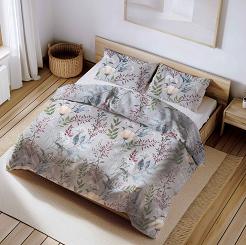 Pościel z kory 140x200 szara roślinna oaza