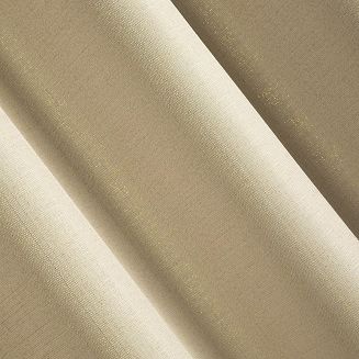 Zasłona gotowa na przelotkach KIRA 140x250 Eurofirany beżowa + złota