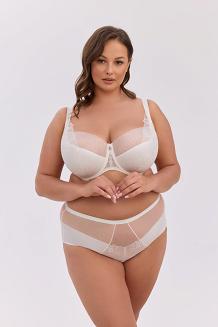 Biustonosz GAIA Semi-soft Liana MAXI 1341 półusztywniany ecru
